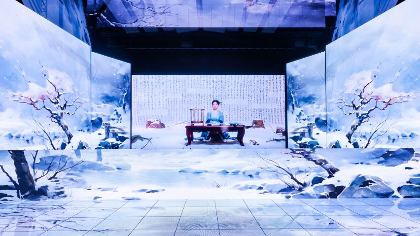 網(wǎng)易云音樂(lè)與小冰公司推出虛擬歌手陳水若演唱《風(fēng)雪千千》。主辦方供圖